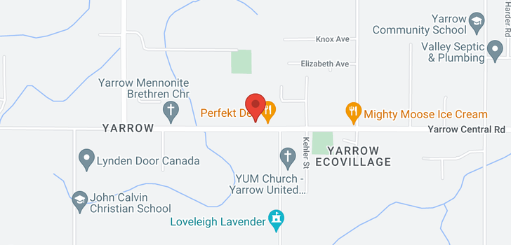 map of 42167 YARROW CENTRAL ROAD